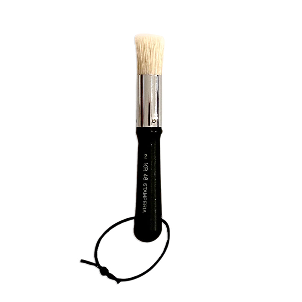 Stamperia Stencil Brush Size 2 – fine detail precision stencil painting brush