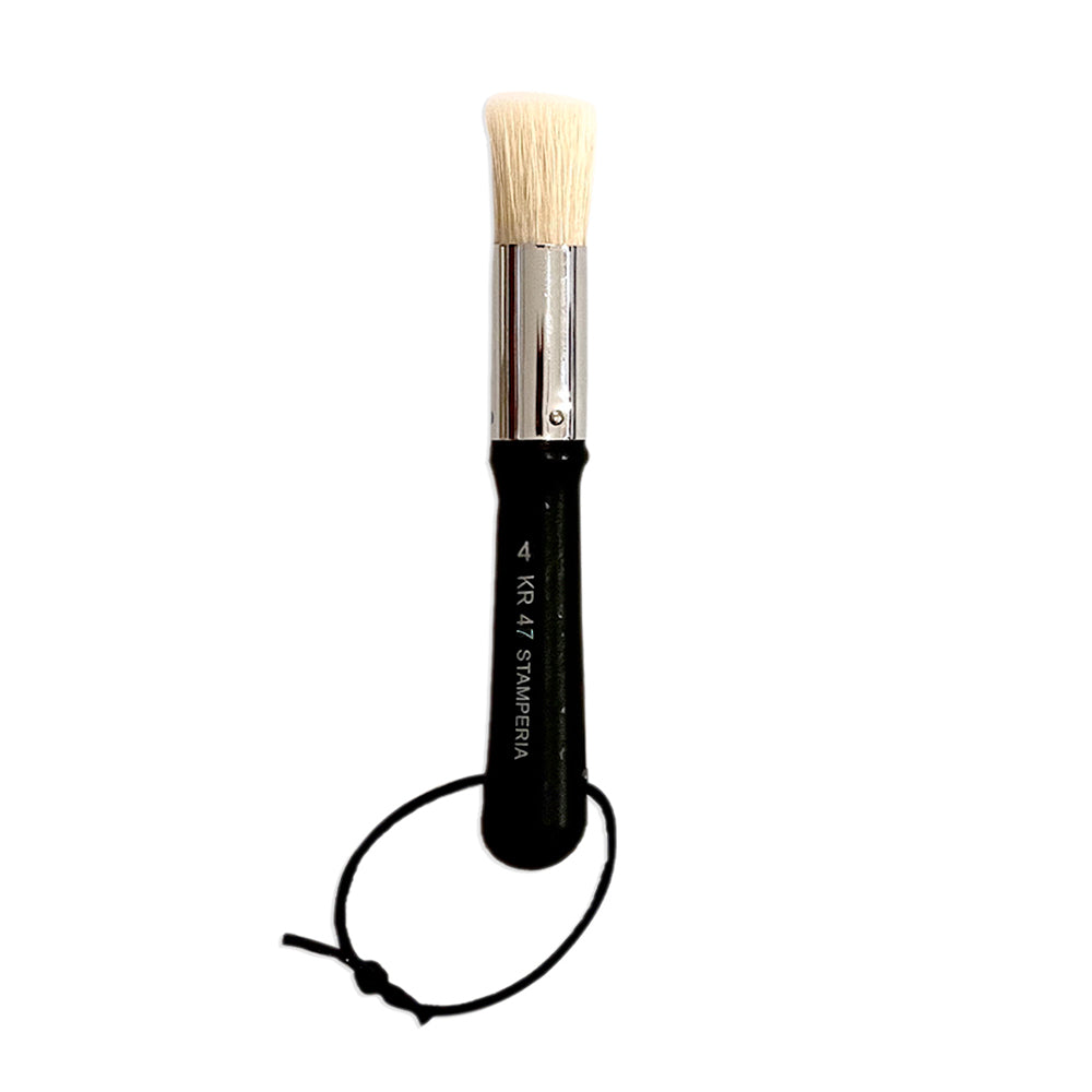 Stamperia Stencil Brush Size 4 – compact precision stencil painting brush