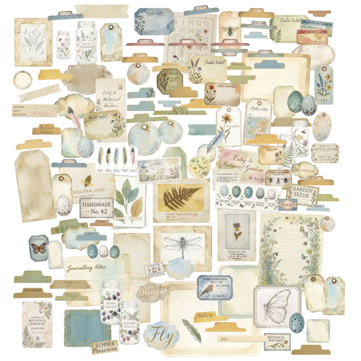 49 And Market Ephemera Set - The Quiet Observer