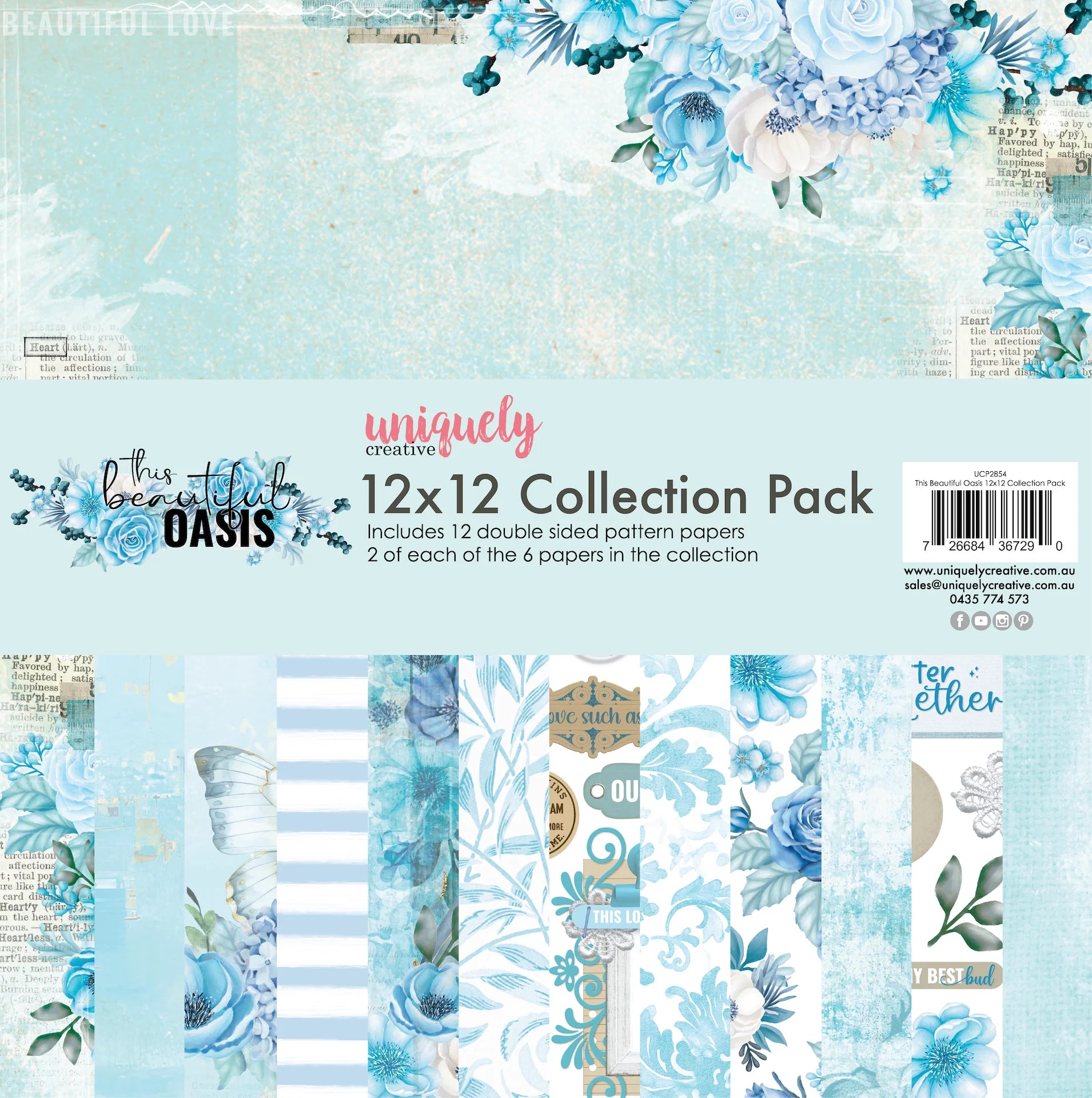 Uniquely Creative - 12x12 Collection Pack - This Beautiful Oasis