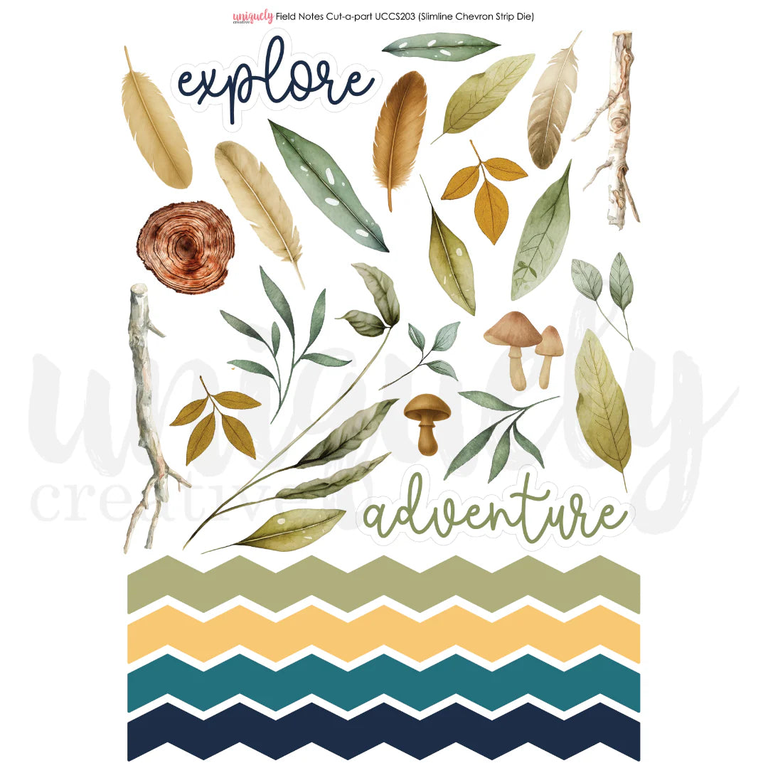 Uniquely Creative - Cut-A-Part Sheet - Field Notes