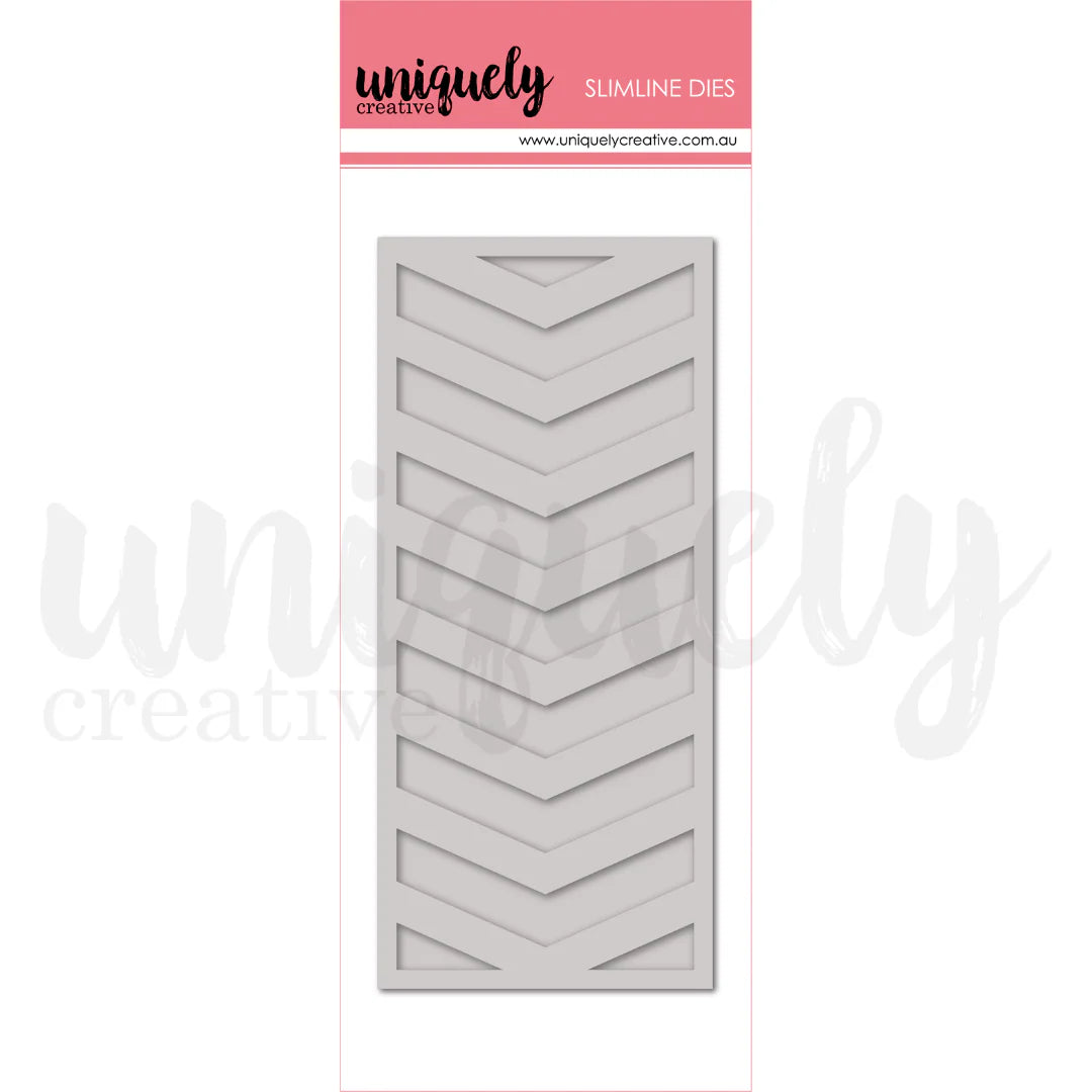 Uniquely Creative - Chevron Border Die