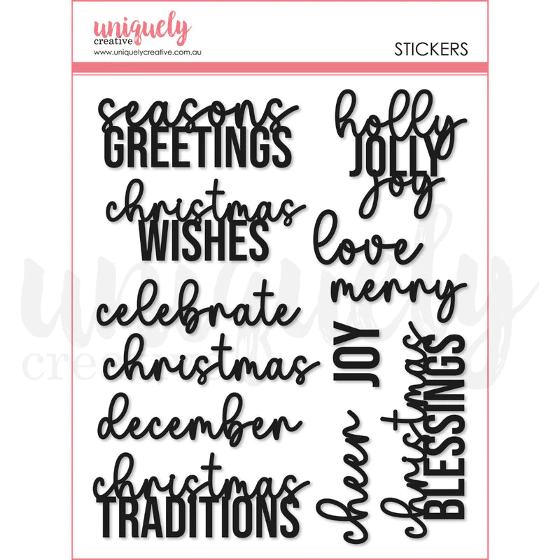 Uniquely Creative - A Christmas Dream Puffy Stickers
