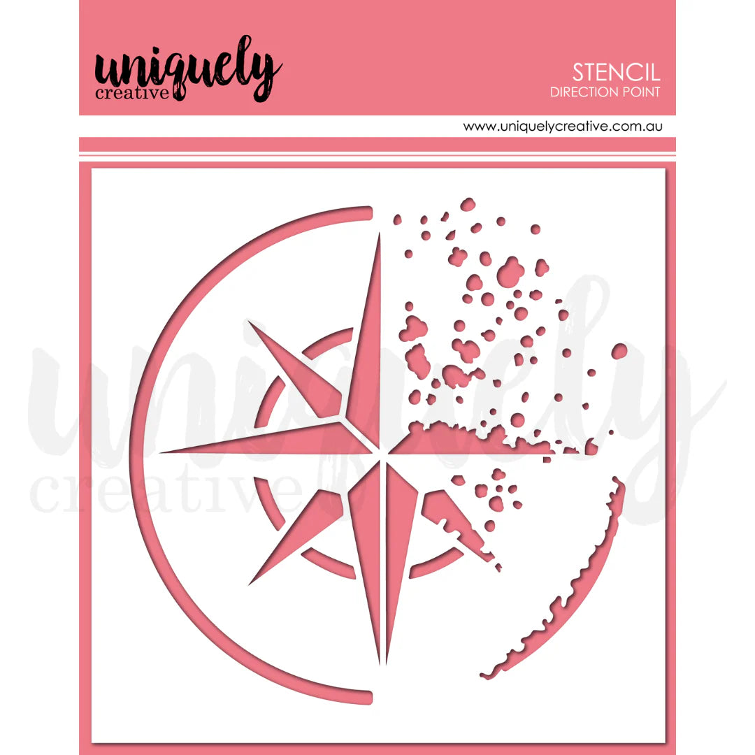 Uniquely Creative - Stencil - Direction Point