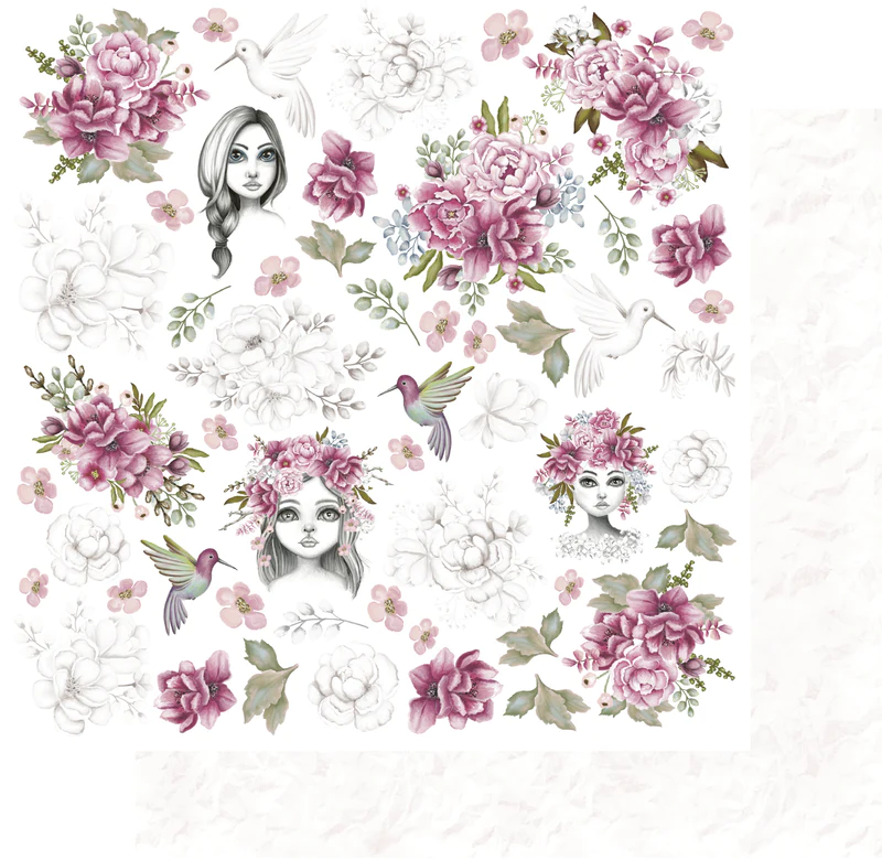 Uniquely Creative - Sweet Magnolia - Beautiful Memories Paper