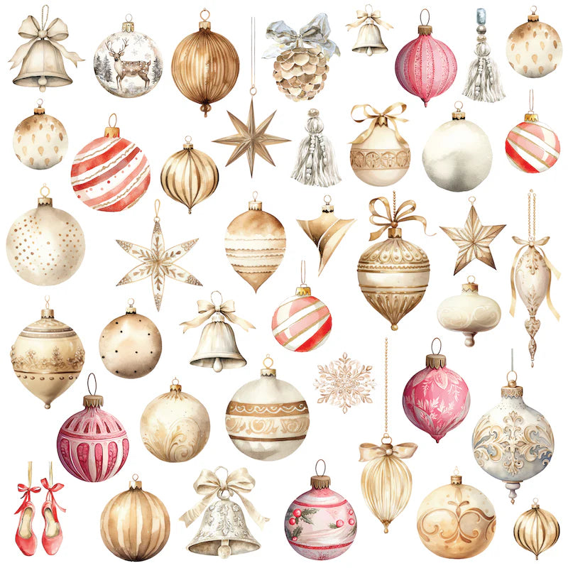 Uniquely Creative - Home For Christmas - Vintage Baubles