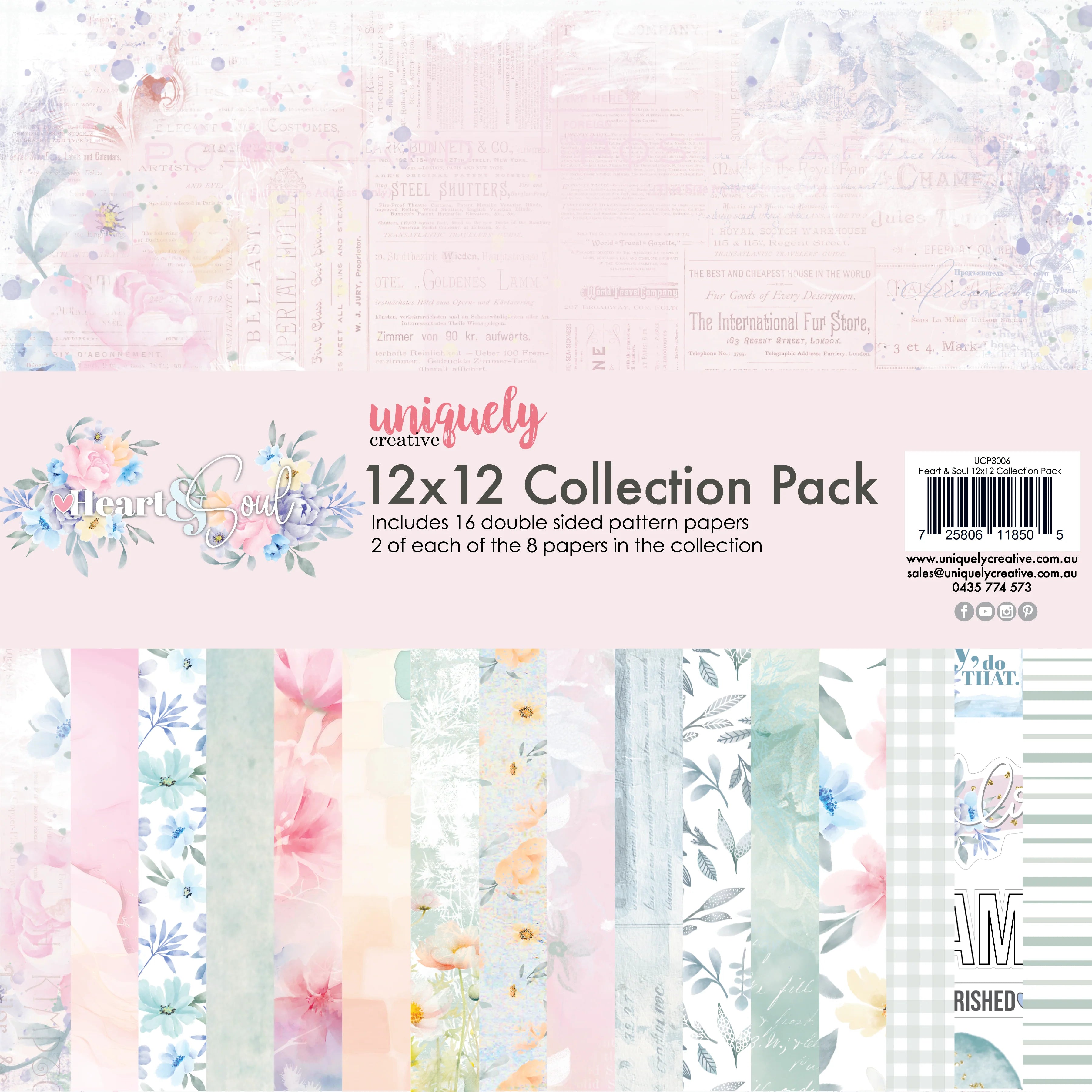 Uniquely Creative - 12x12 Collection Pack - Heart & Soul