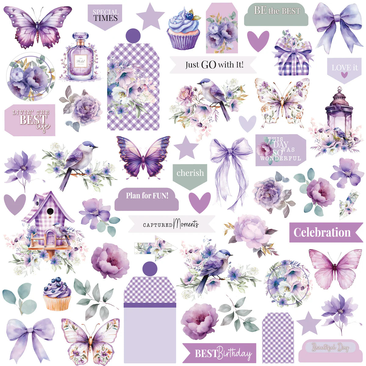 Uniquely Creative - Ultraviolet Delight - Living Life's Moments