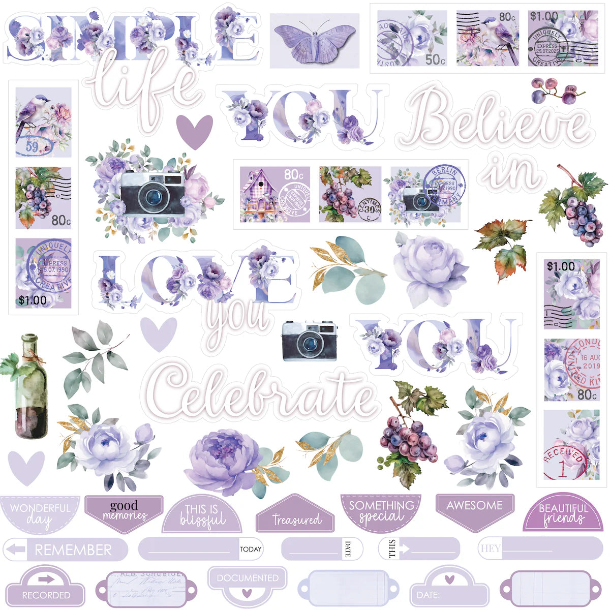 Uniquely Creative - Ultraviolet Delight - Simple Life