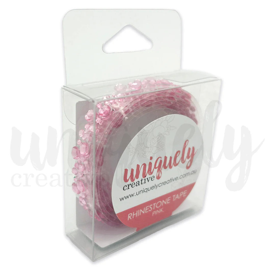 Uniquely Creative - Rhinestone Tape - Pink