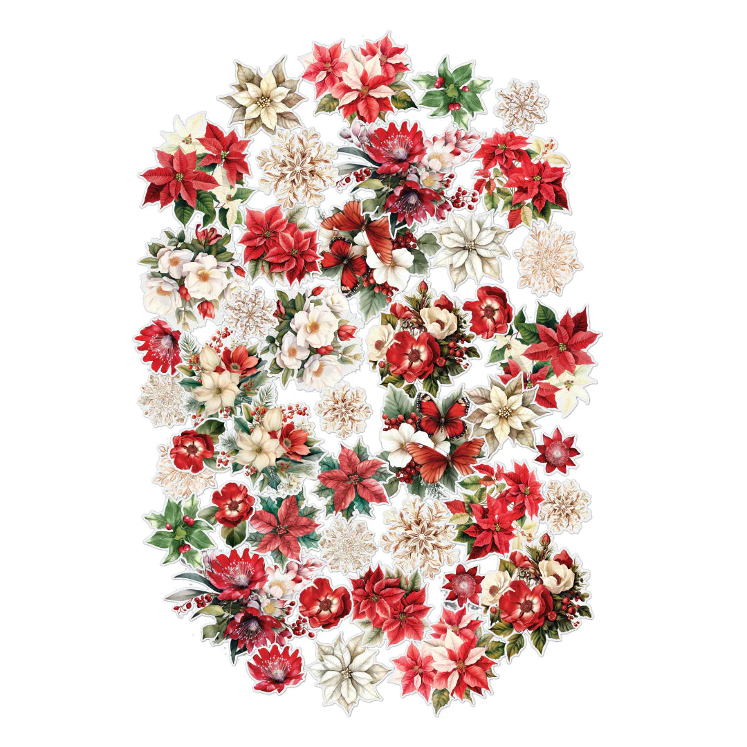 Uniquely Creative Home For Christmas Vellum Creative Cuts pack of pre-cut translucent embellishments