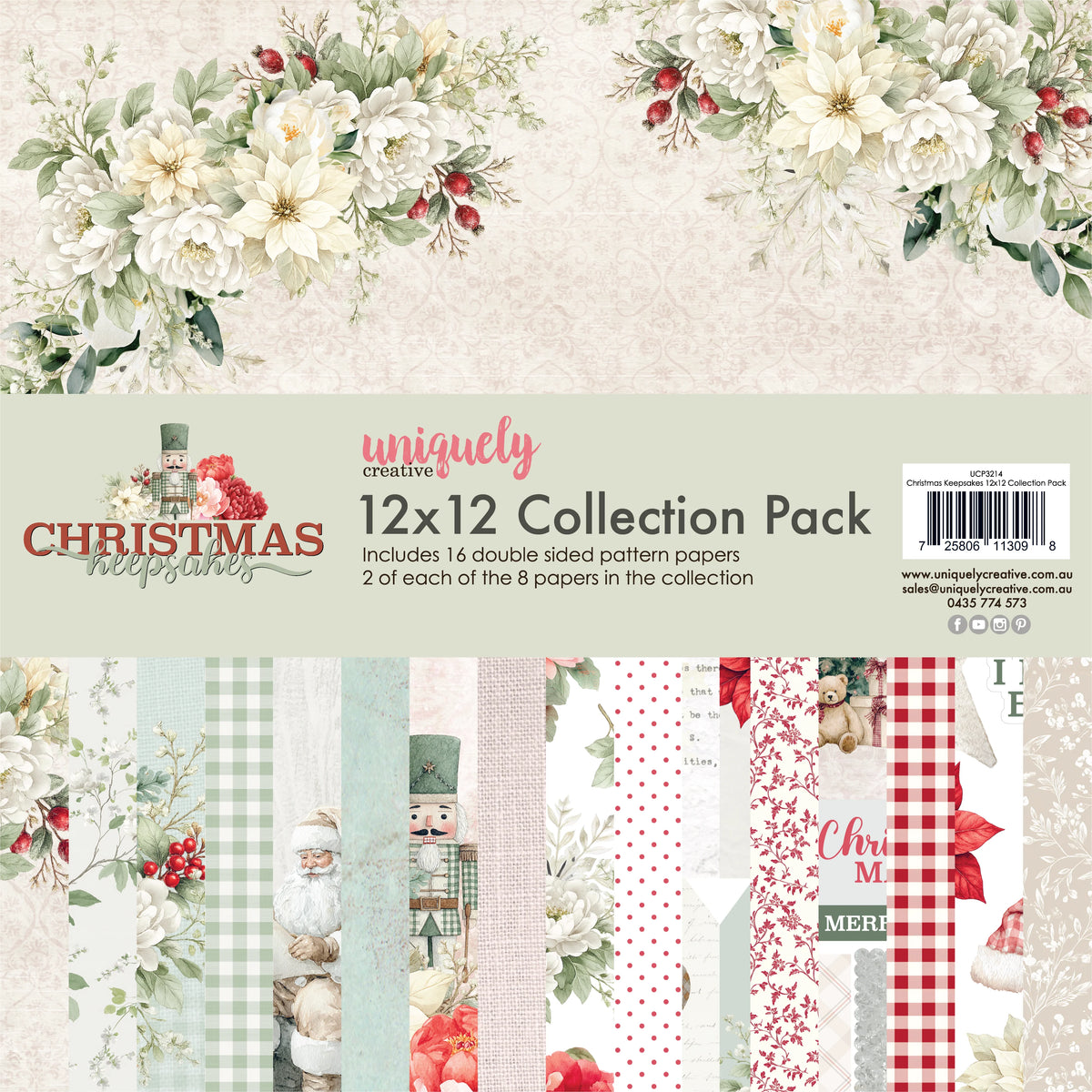 Uniquely Creative Christmas Keepsakes - 12x12 Collection Pack