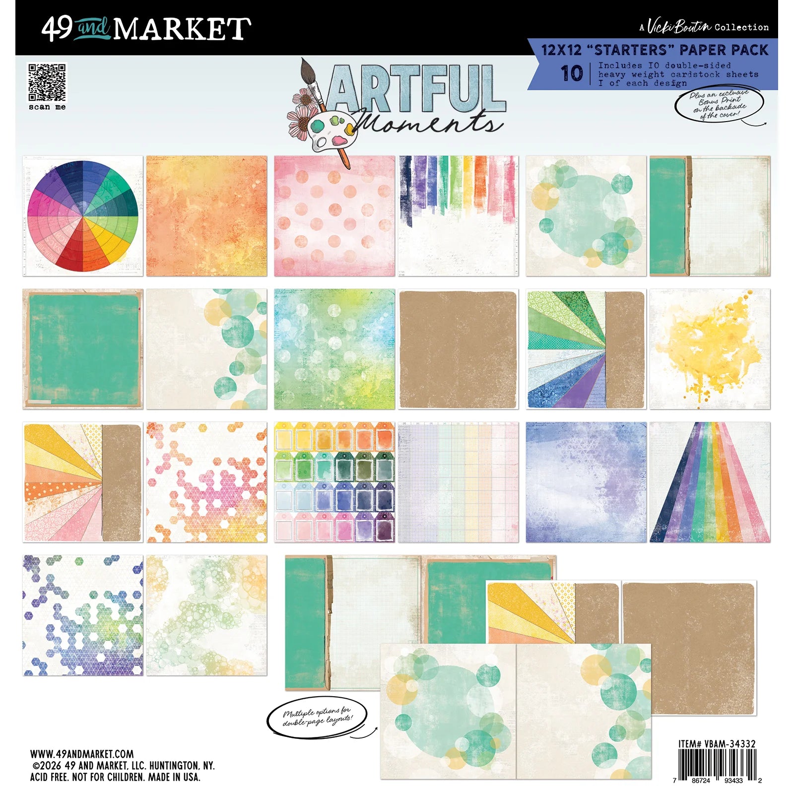 49 And Market Collection Pack 12X12 - Artful Moments