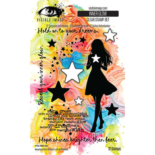 Visible Image Clear Stamp Set - Inner Glow
