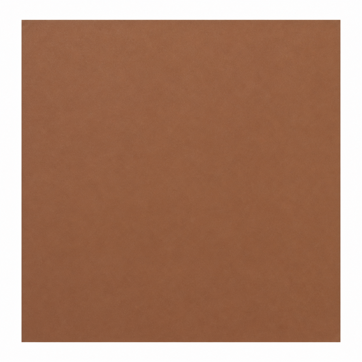 Single smooth Brown Sugar warm-brown cardstock sheet on a white background