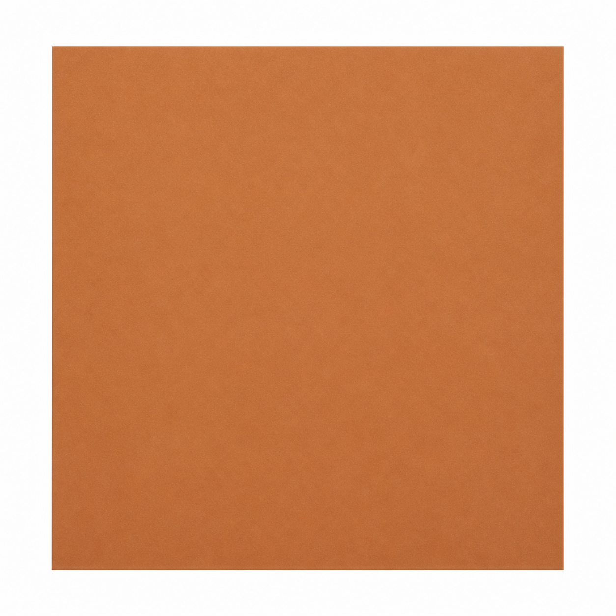 Single smooth Caramel warm-caramel cardstock sheet on a white background