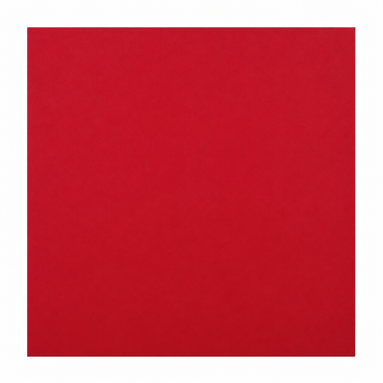 Single smooth Crimson deep-red cardstock sheet on a white background