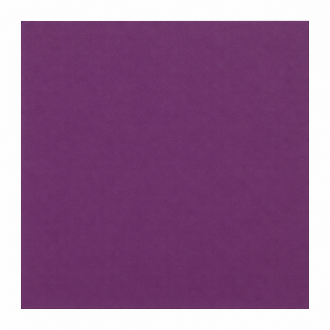 Single smooth Plum purple cardstock sheet on a white background