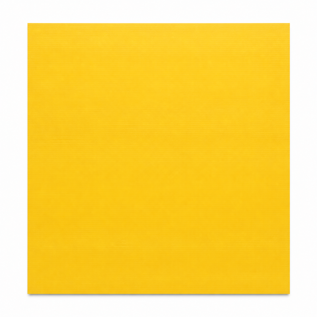 Single textured Banana golden-yellow cardstock sheet on a white background