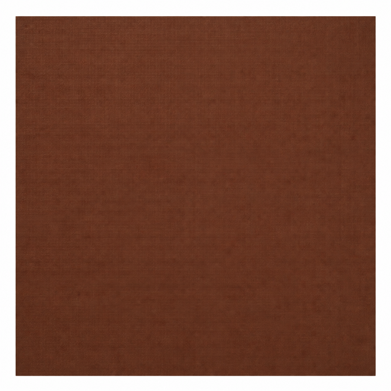 Single textured Chocolate brown cardstock sheet on a white background