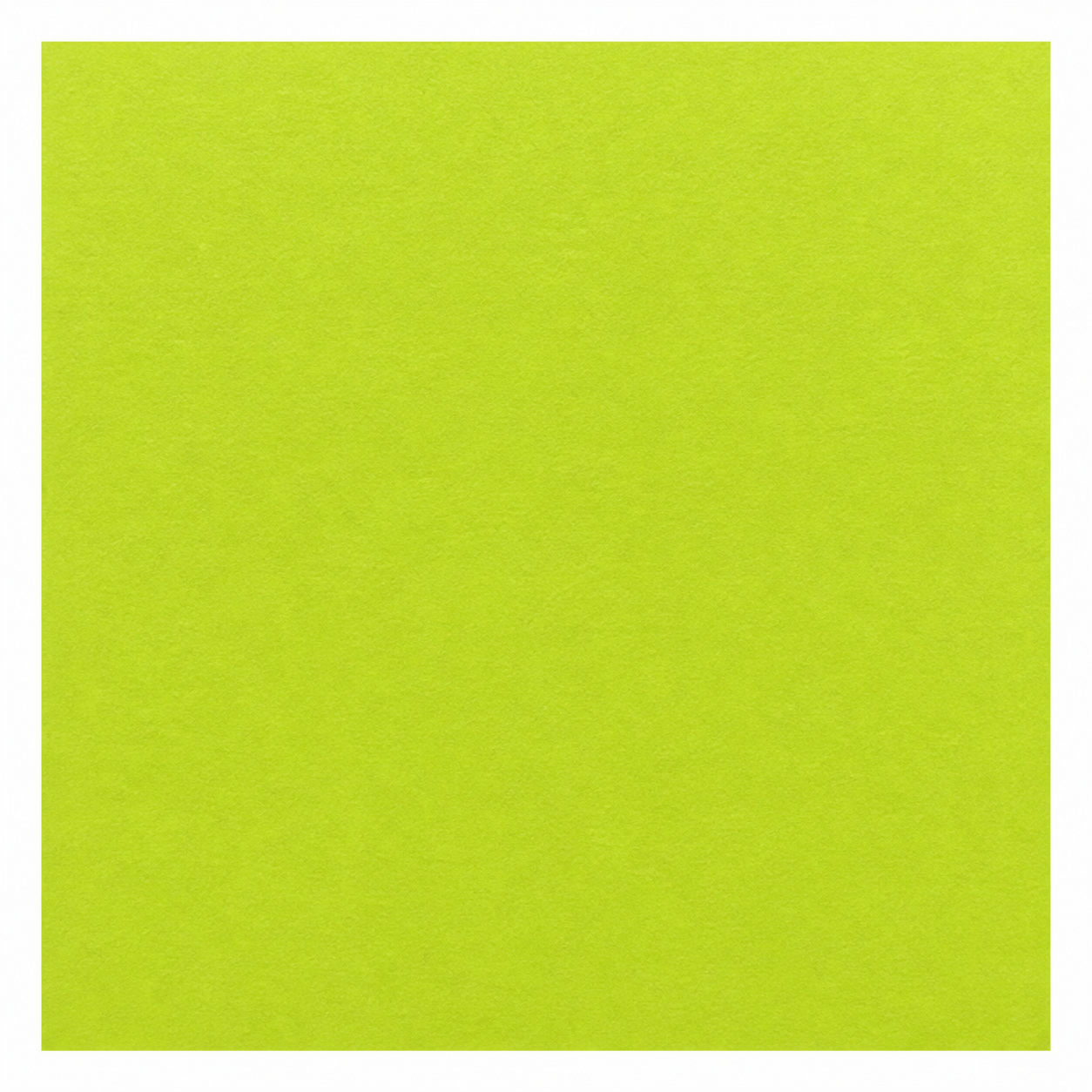 Single textured Key Lime green cardstock sheet on a white background