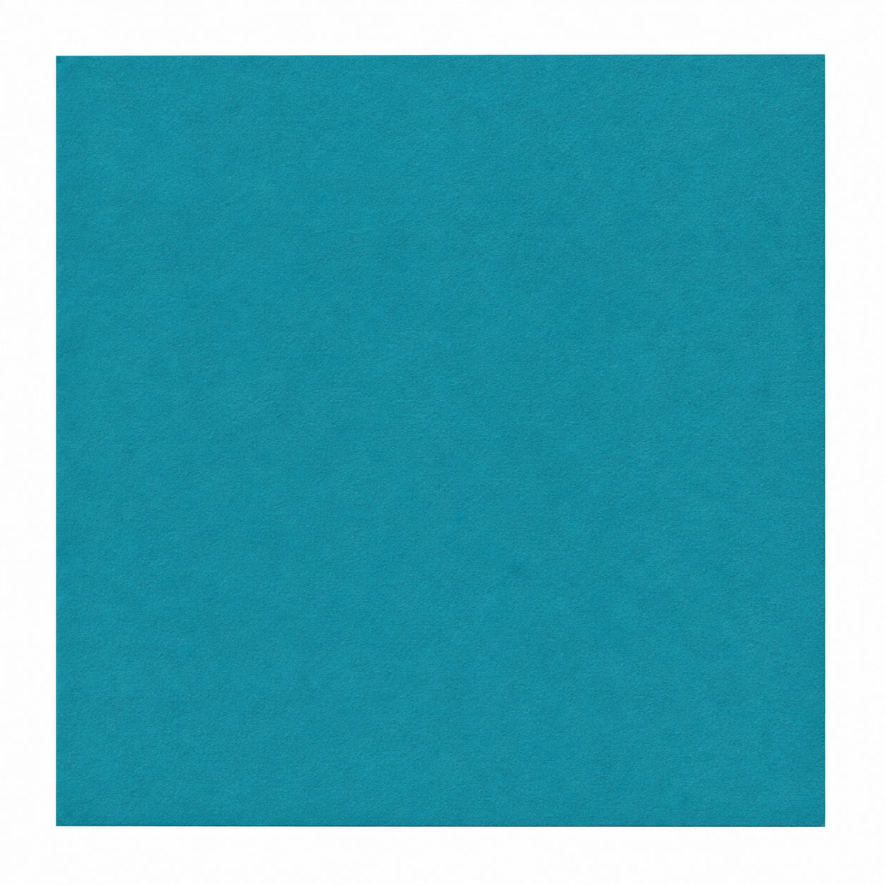 Single textured Lagoon teal-blue cardstock sheet on a white background