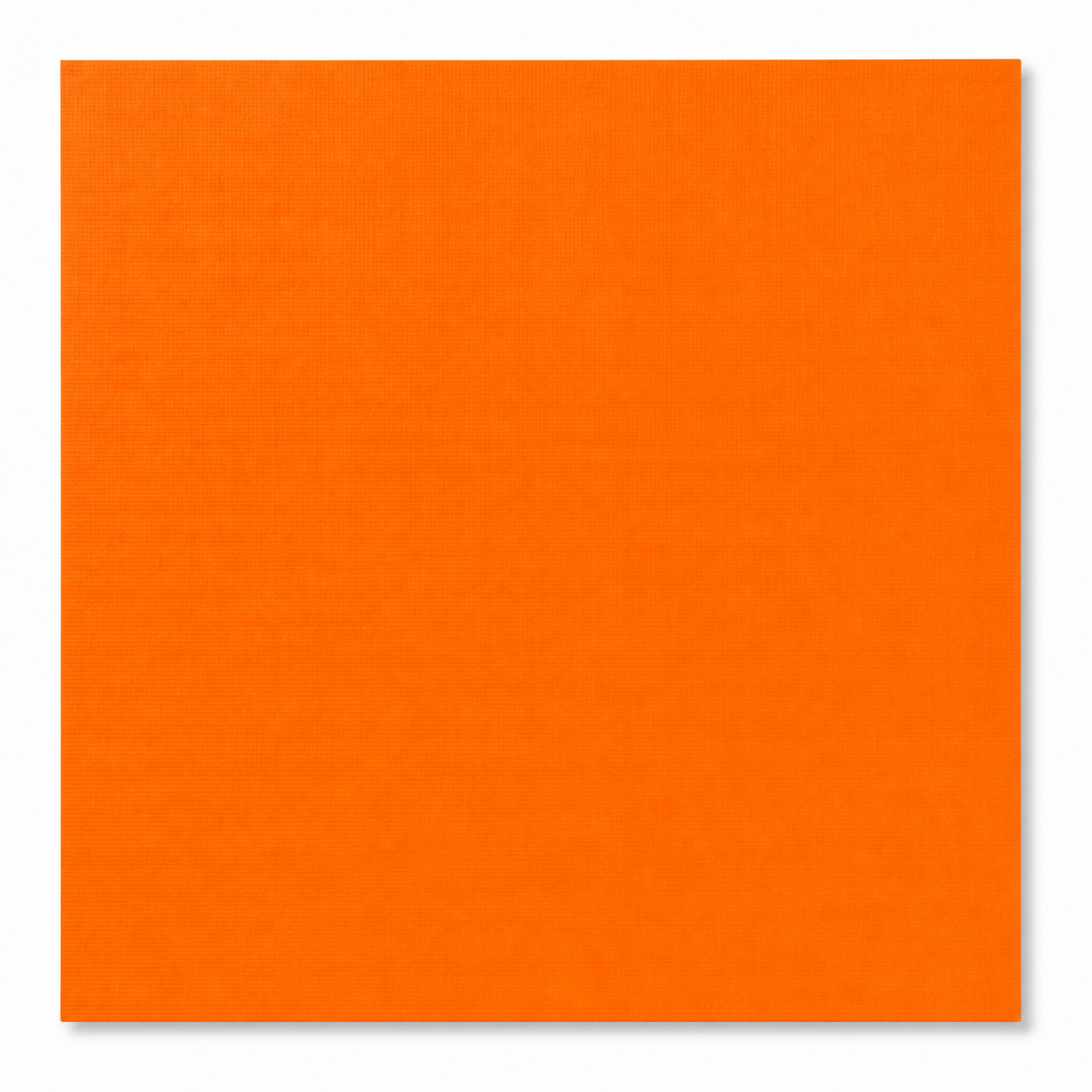 Single textured melon-orange cardstock sheet on a white background