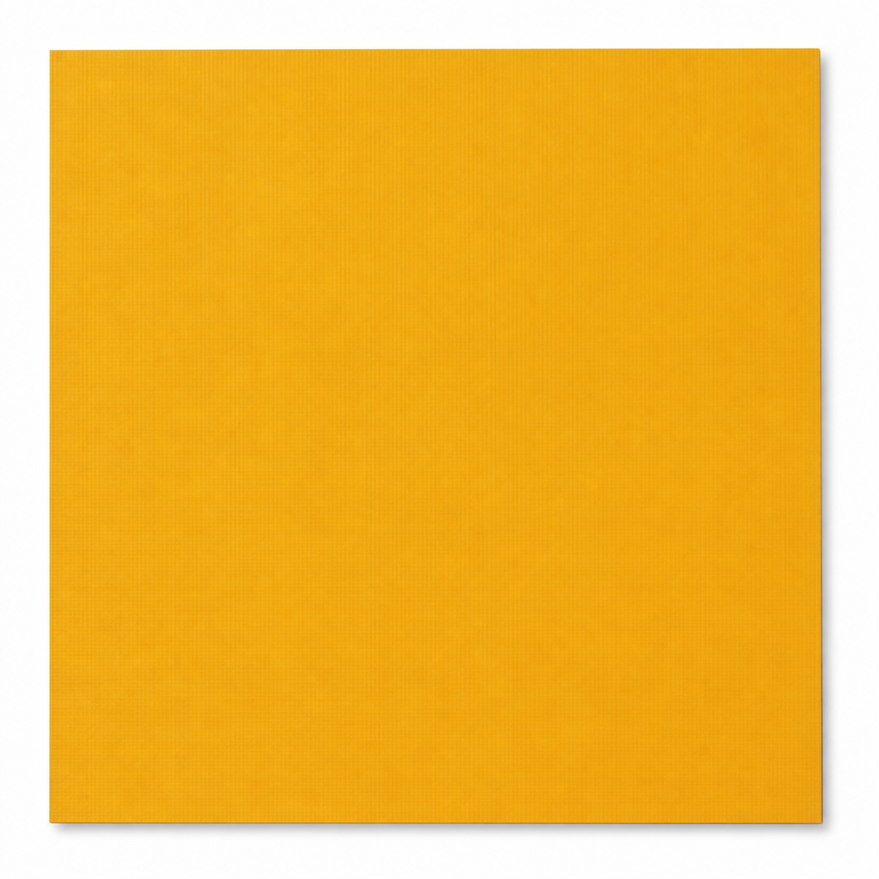 Single textured mustard cardstock sheet on a white background