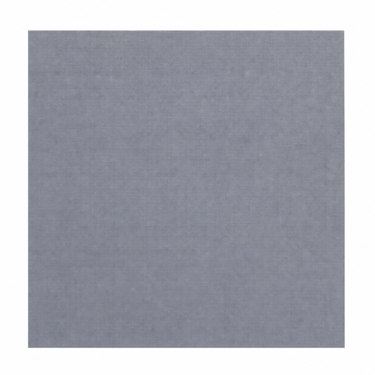 Single textured Nickel blue-grey cardstock sheet on a white background
