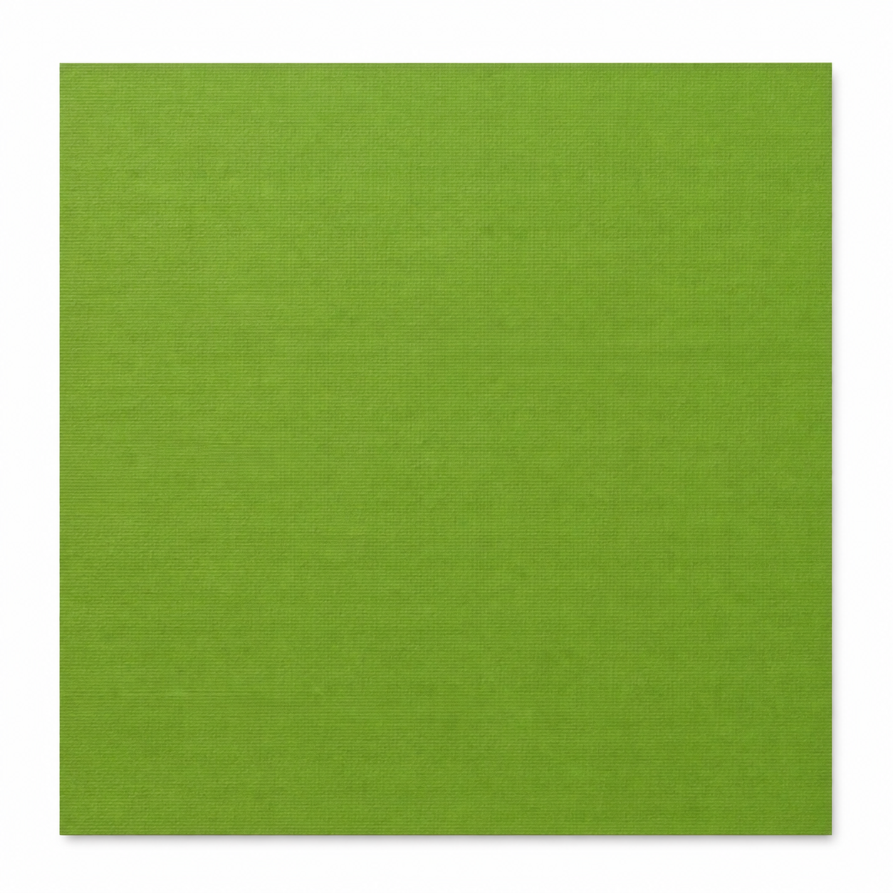 Single textured Peapod spring-green cardstock sheet on a white background