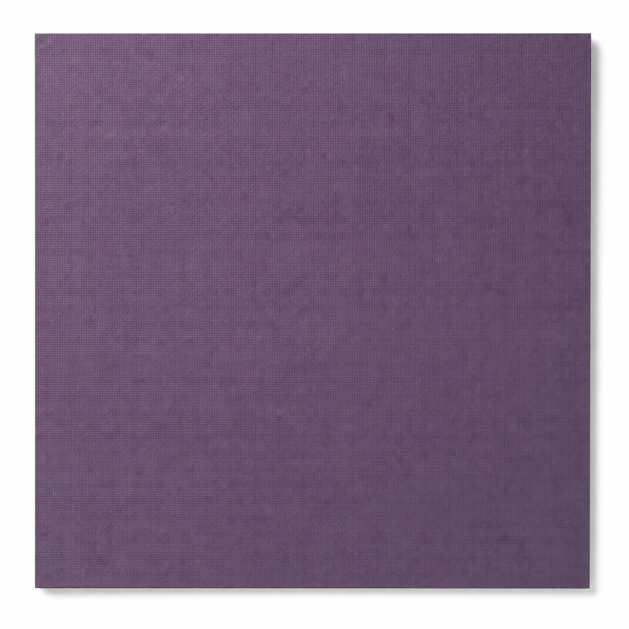 A square purple textured panel or tile shown against a plain white background with a subtle drop shadow.