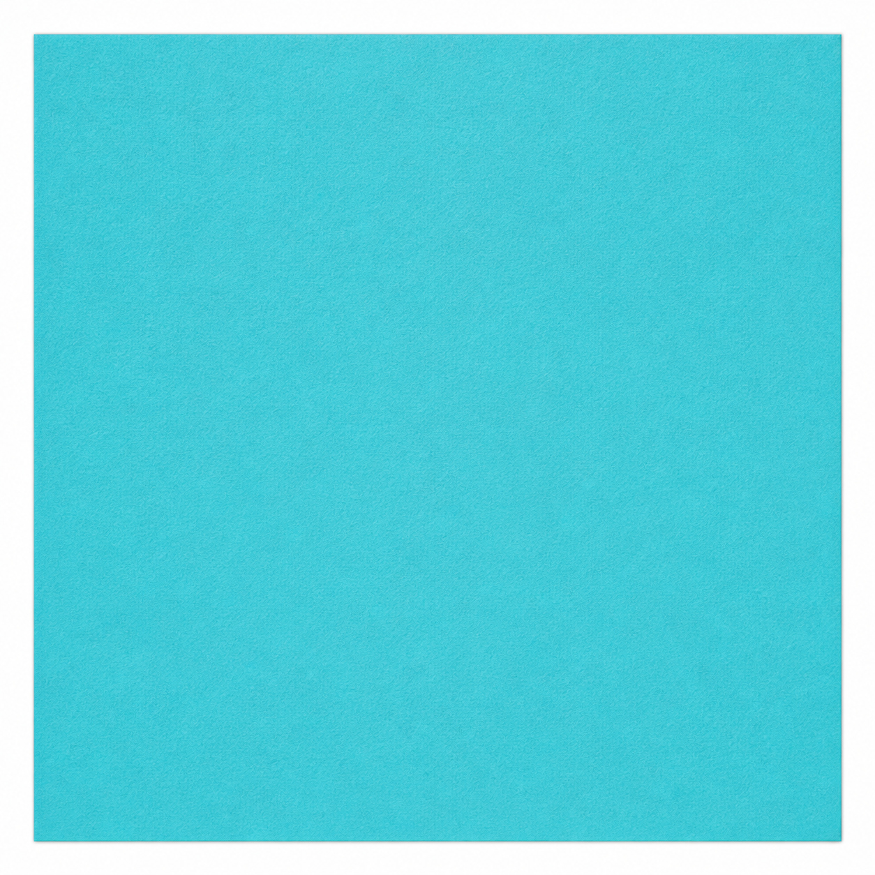 Single textured Pool blue cardstock sheet on a white background