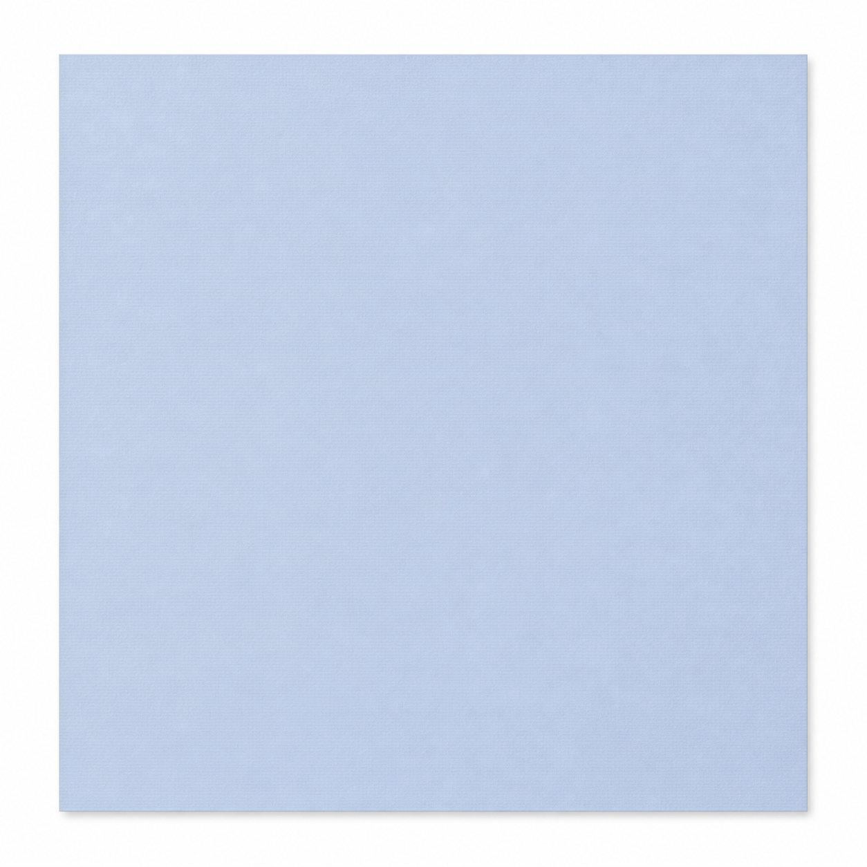 Single textured Rain pale blue cardstock sheet on a white background