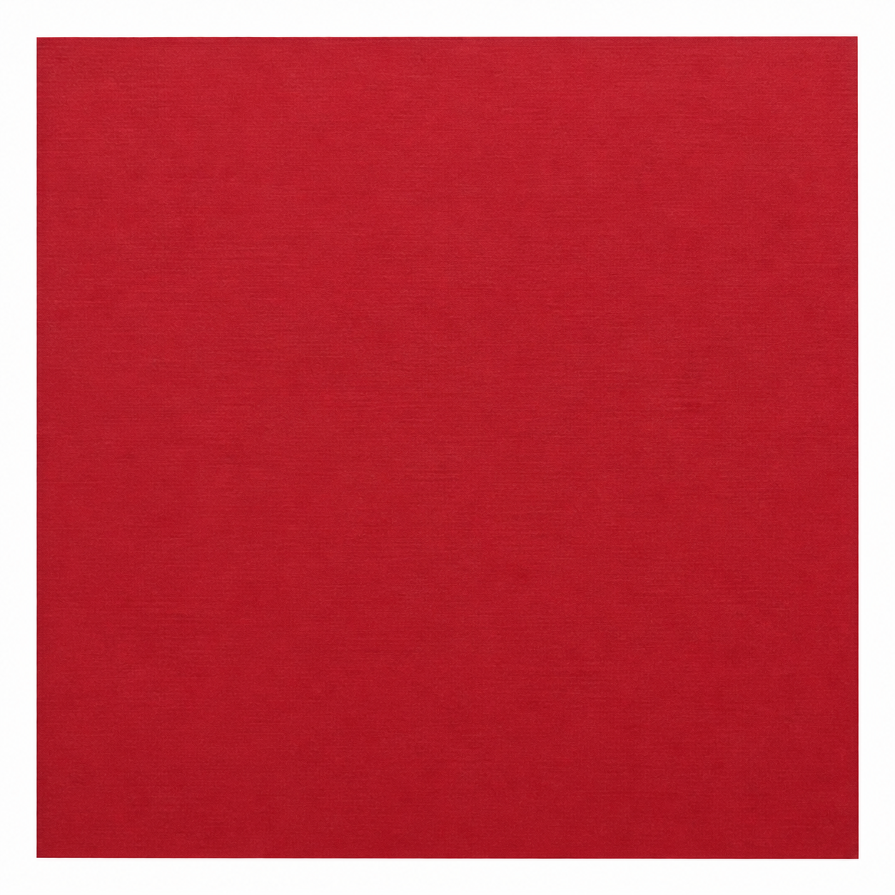 Single textured Rouge red cardstock sheet on a white background