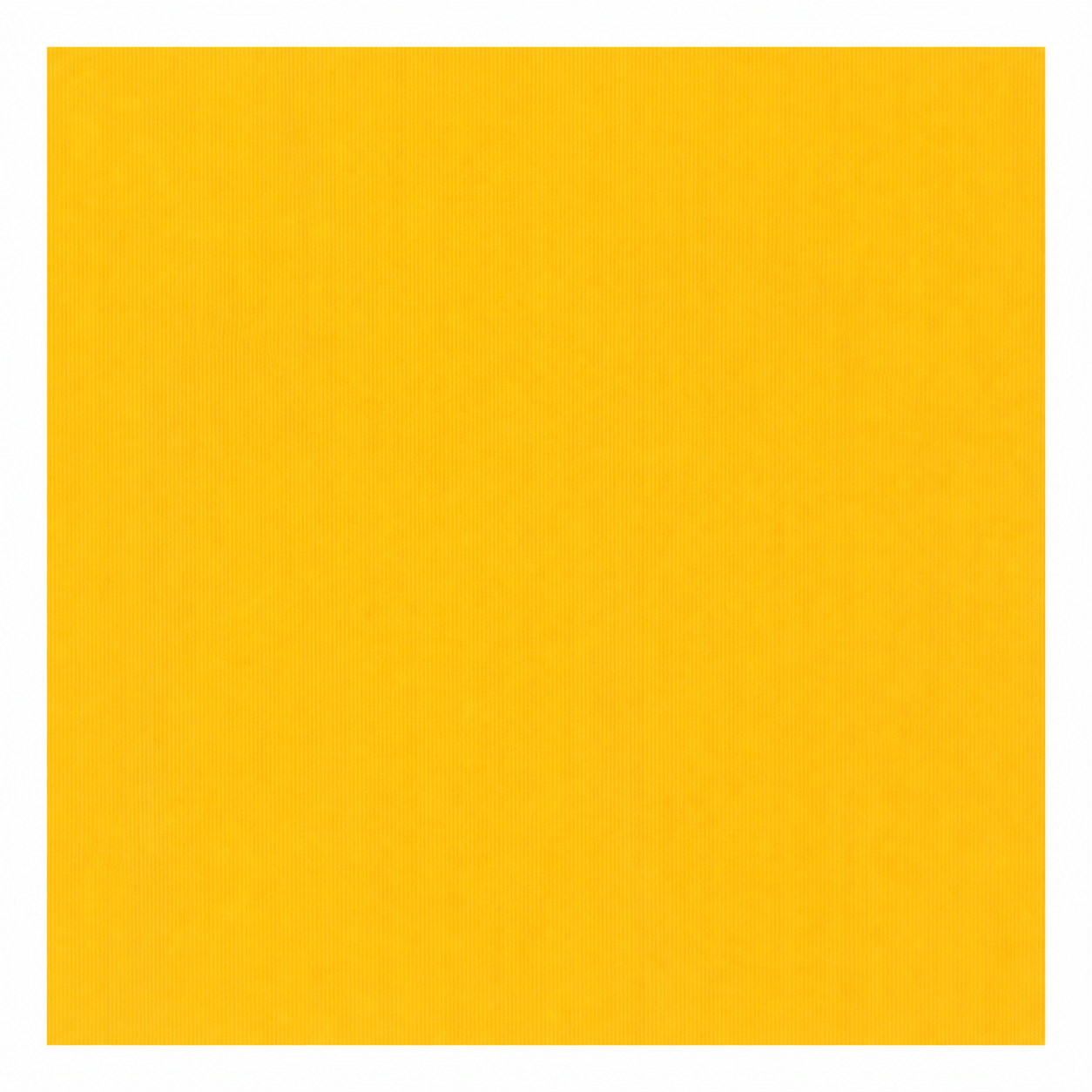 Single textured Sunflower yellow cardstock sheet on a white background