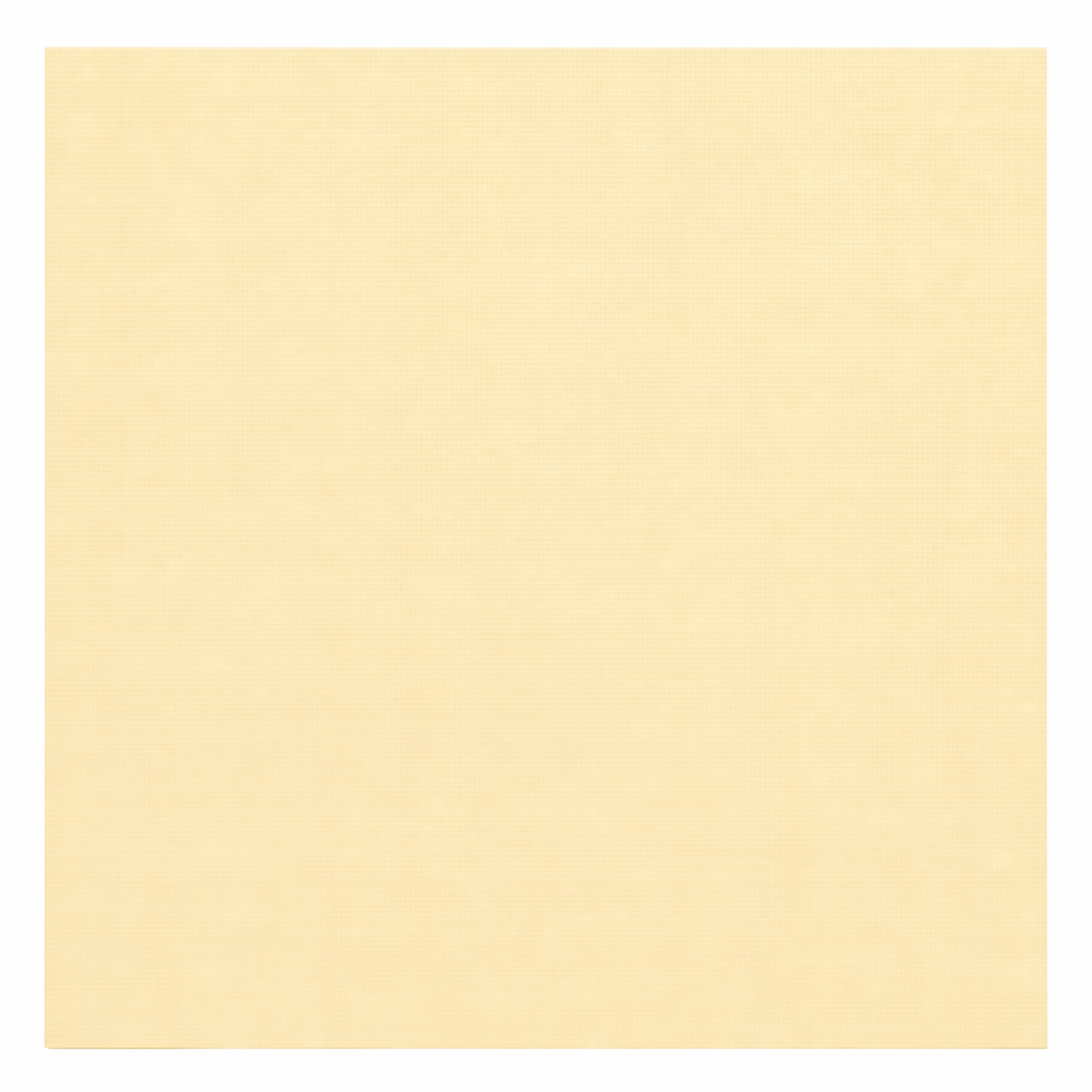 Single textured Vanilla cream cardstock sheet on a white background
