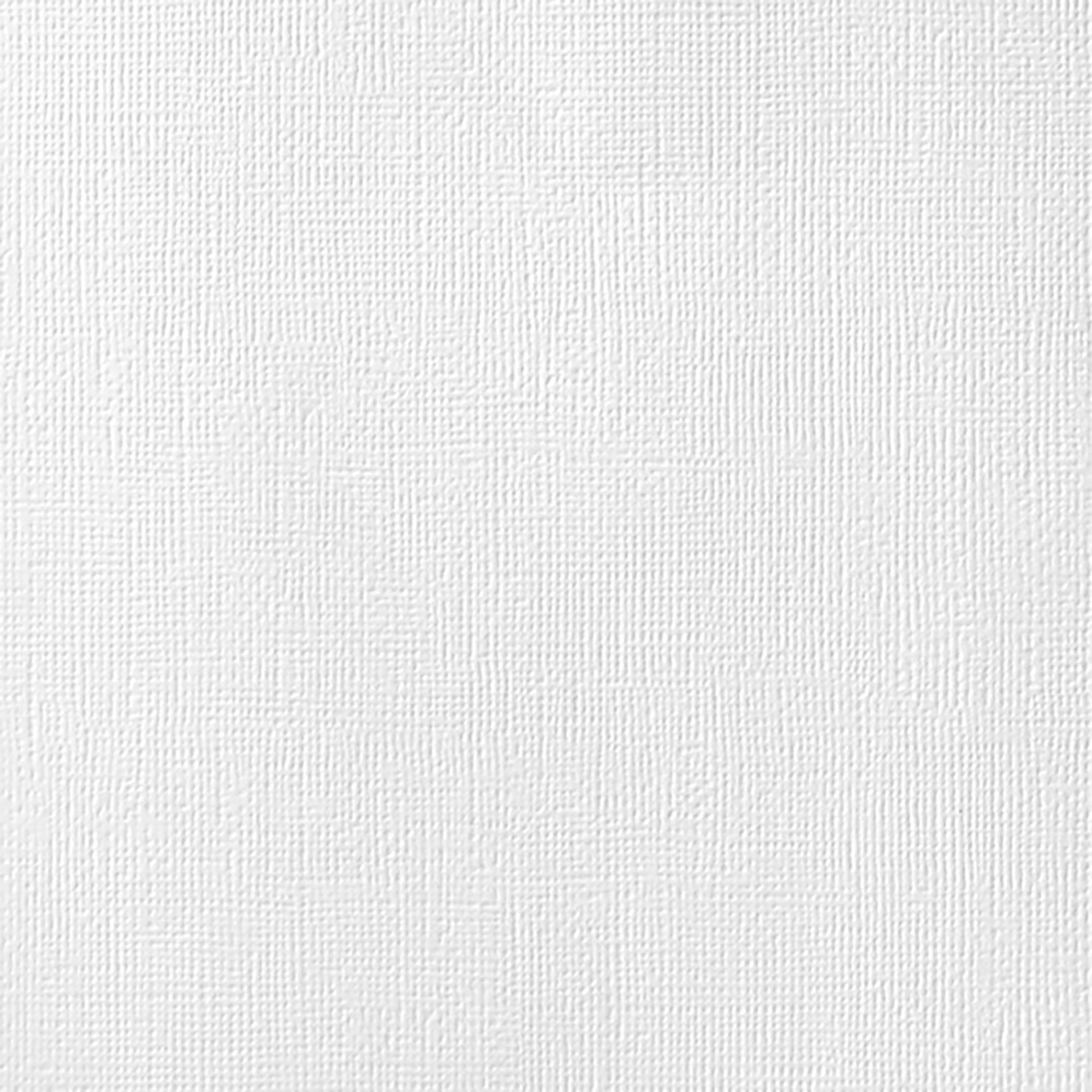 American Crafts 80 lb textured 12 x 12 inch cardstock pack in White