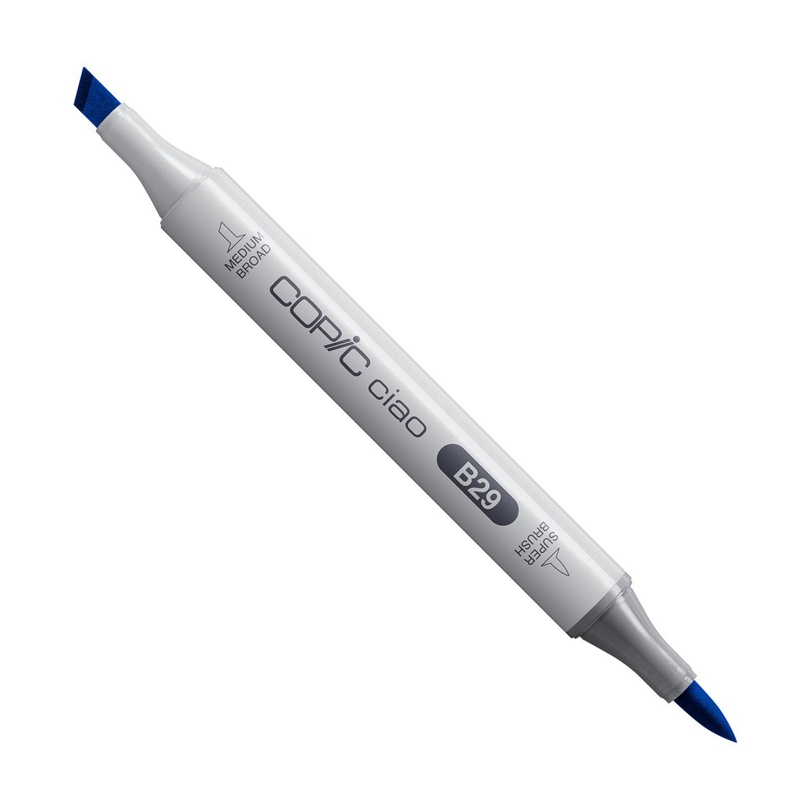 Copic Ciao B29 Ultramarine alcohol marker with medium broad and super brush nibs