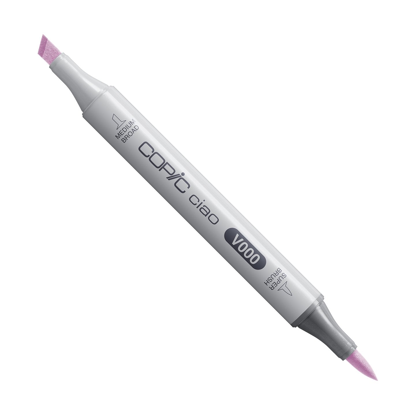 Copic Ciao V000 Pale Heath alcohol marker with medium broad and super brush nibs