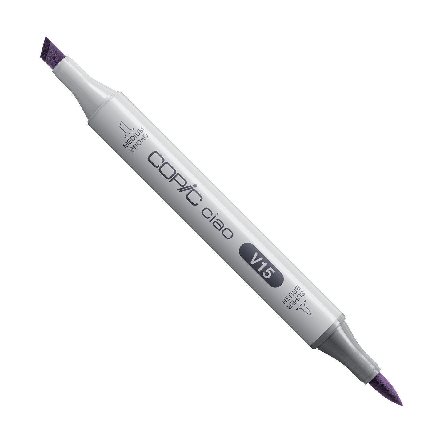 Copic Ciao V15 Mallow alcohol marker with medium broad and super brush nibs