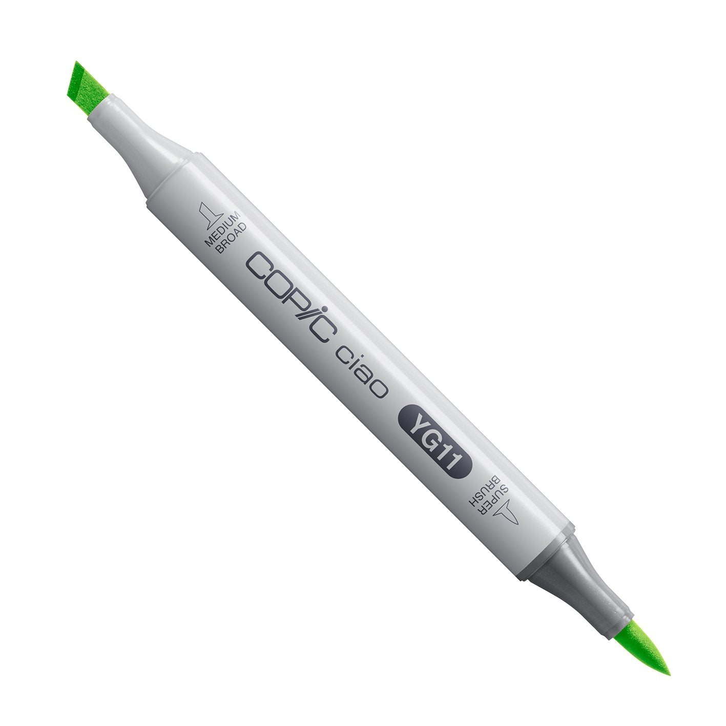 Copic Ciao YG11 Mignonette alcohol marker with medium broad and super brush nibs