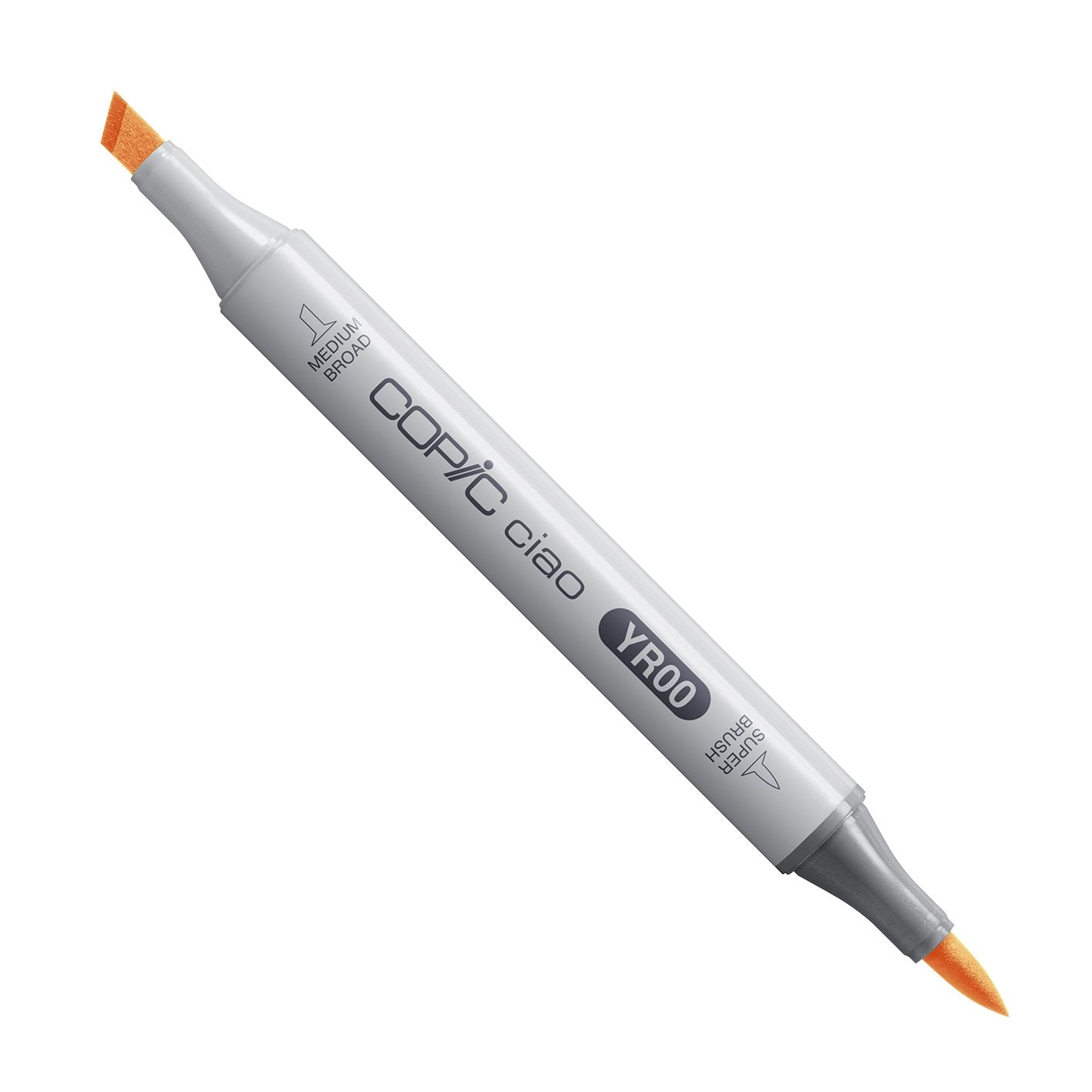 Copic Ciao YR00 Power Pink alcohol marker with medium broad and super brush nibs