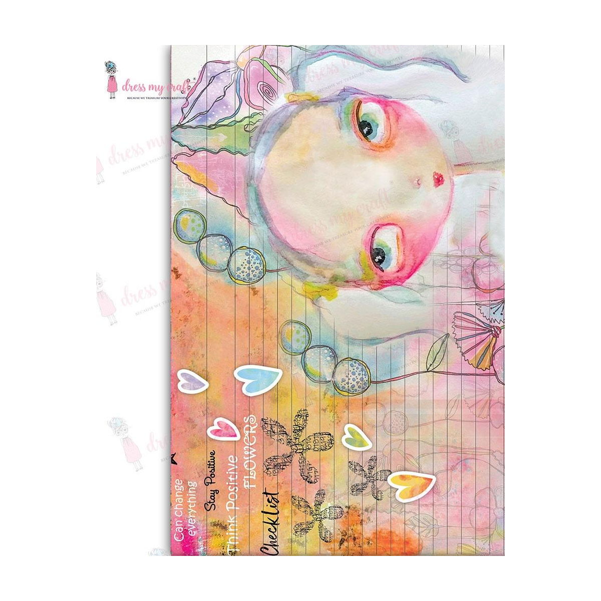 Dress My Craft Transfer Me Sheet A4 - Dreamy Whispers