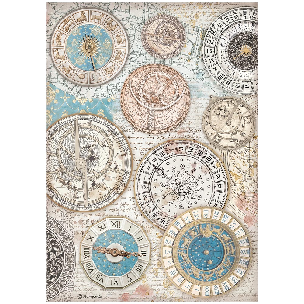 Stamperia Rice Paper Sheet A4 - Venice City of Art