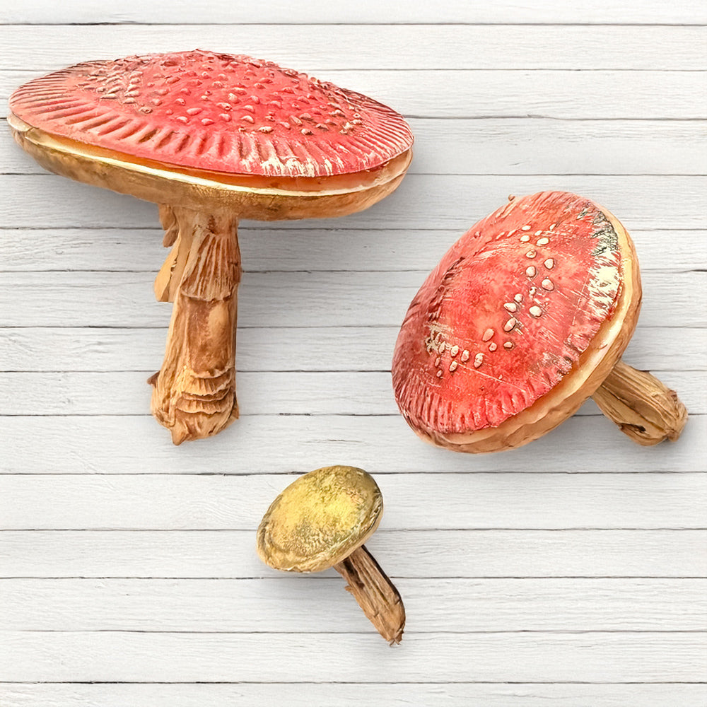 Stamperia Silicone Mould A5 - Whispering Woods Mushrooms 3D