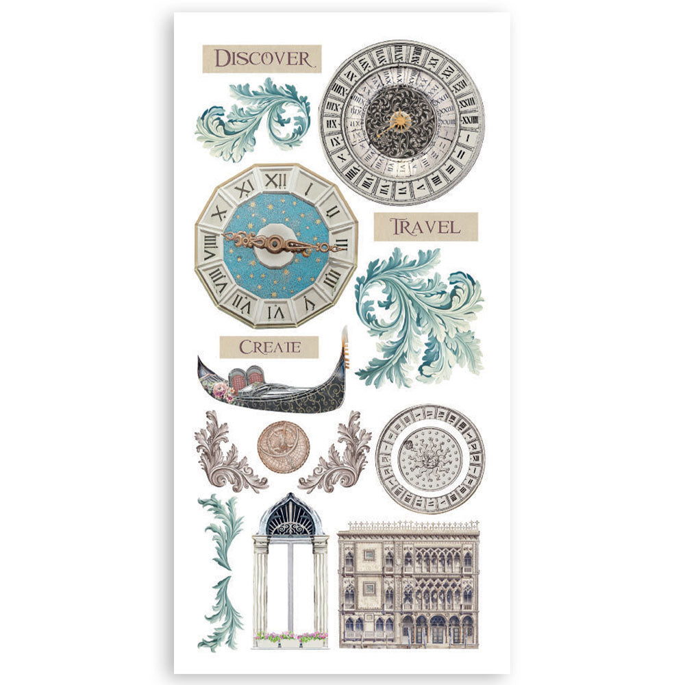 Stamperia Double-Sided Paper Cut-Outs - Venice City of Art