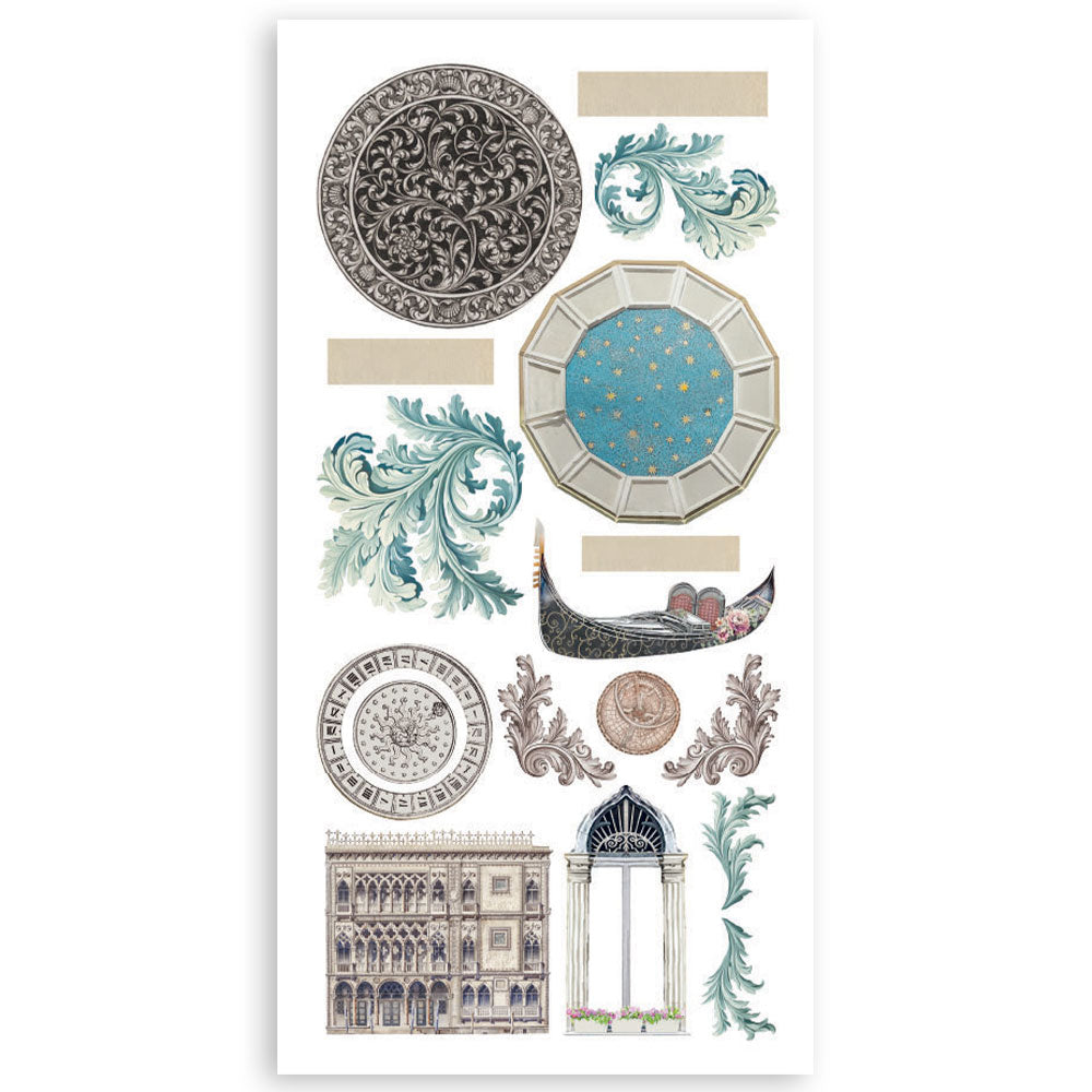 Stamperia Double-Sided Paper Cut-Outs - Venice City of Art