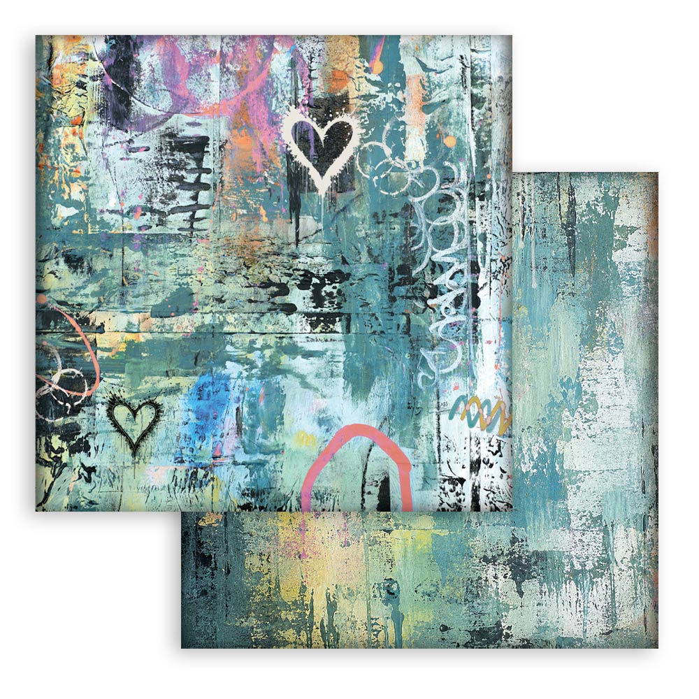 Stamperia Backgrounds Double-Sided Paper Pad 12x12 - Furry Friends 2