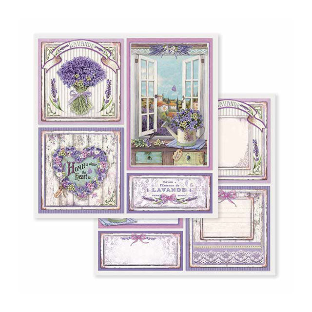 Stamperia Double-Sided Paper Pad - 8x8 - Provence