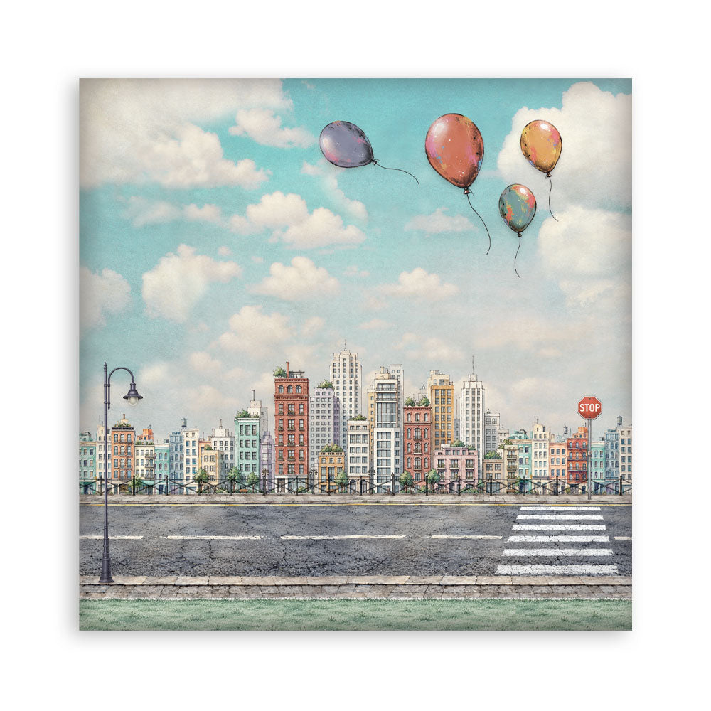 Stamperia Single-Sided Paper Pad 12x12 - Furry Friends 2